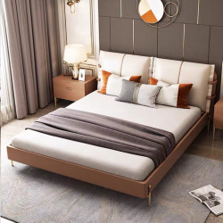 Modern simple style double bed