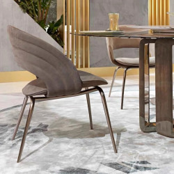 Light luxury minimalist dining chair
