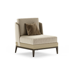 Postmodern light luxury single chair